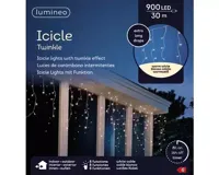 Lumineo led icicle xl twinkle 30m 900led wit - thumbnail