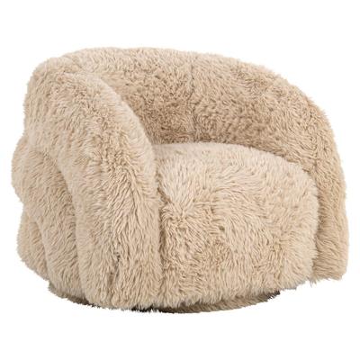 Richmond Kids Draaifauteuil 'Lenny' Fluffy, kleur Zand