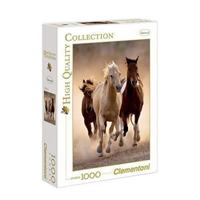 Clementoni puzzel paarden, 1000st. - thumbnail