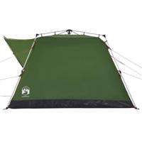 Kampeertent 4-persoons snelontgrendeling groen - thumbnail