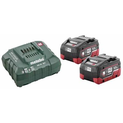 Metabo Basis-Set 2 x LiHD 18V / 5.5 Ah accu's | Pick+Mix - 685122000