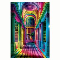 Clementoni legpuzzel colorboom athenaeum, 1000st. - thumbnail