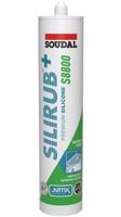 Soudal Silirub+ S8800 | Natuursteen | Siliconenkit | Mat Marmer Grijs | 300 ml - 159969 - thumbnail