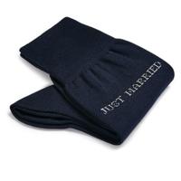 Carlo Lanza Just Married Donkerblauwe Katoenen Sokken - thumbnail