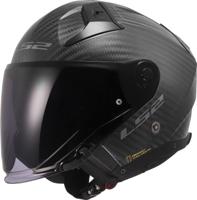 LS2 jethelm "of603 infinity ii carbon solid" helmet of603 infinity ii matt carbon gr. s - thumbnail
