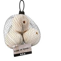 Creativ Company Houten kraal, d 50 mm, gatgrootte 8 mm, 4 stuk/ 1 doos - thumbnail