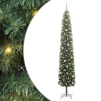 VidaXL Kunstkerstboom groen 270 cm pvc en staal en kunststof - thumbnail