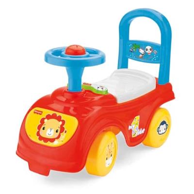 Fisher Price loopauto + toeter rood/blauw/geel