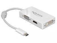 DeLOCK USB-C > VGA / HDMI / DVI adapter - thumbnail