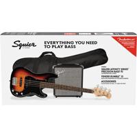 Squier Affinity Series Precision Bass PJ Pack IL 3-Color Sunburst starterset elektrische basgitaar - thumbnail
