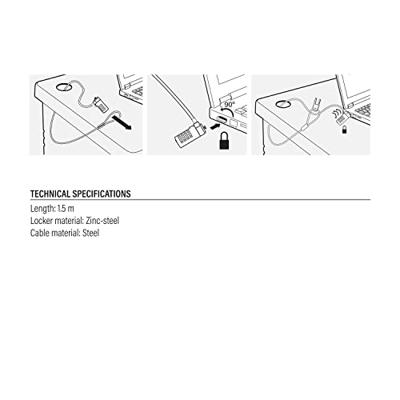 ACT AC9015 Laptopslot Cijfer Combinatieslot