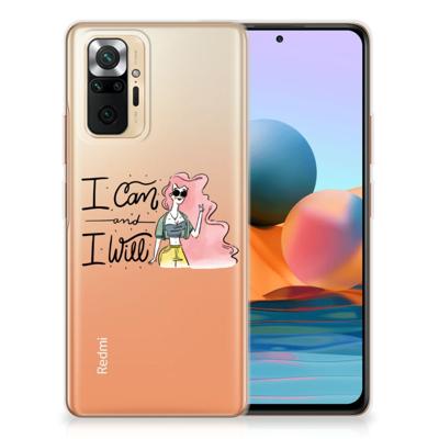 Xiaomi Redmi Note 10 Pro Telefoonhoesje met Naam i Can Xiaomi Redmi Note 10 Pro Telefoonhoesje met Naam i Can