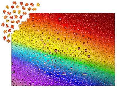 Rainbow Drops Puzzel 1000 Stukjes