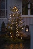 Konstsmide 6651-800 LED-boommantel Buiten Energielabel: E (A - G) werkt op het lichtnet LED Barnsteen Verlichte lengte: 4 m - thumbnail