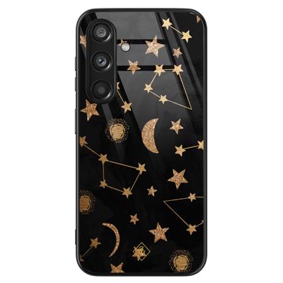 Samsung Galaxy S24 glazen hardcase - Counting the stars Samsung Galaxy S24 glazen hardcase - Counting the stars