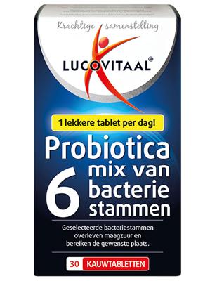 Lucovitaal Probiotica Mix van 6 Bacteriestammen 30Tabletten