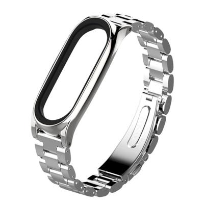 Mijobs metaal oorspronkelijke Xiaomi Mi Band 3 band RVS armband polsbandjes Draagkoordje vervangen Accessories(Silver) Mijobs metaal oorspronkelijke Xiaomi Mi Band 3 band RVS armband polsbandjes Draagkoordje vervangen Accessories(Silver)
