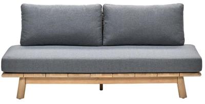 Lunar 2-zits bank acacia white wash/rope dark grey/mystic grey Afmetingen: L156 x B87 x H76 Garden Impressions - Garden impressions