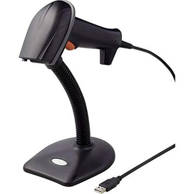 Renkforce 2D-barcodescanner Kabel 1D, 2D Laser Zwart Handmatig USB Renkforce 2D-barcodescanner Kabel 1D, 2D Laser Zwart Handmatig USB
