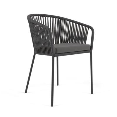 Kave Home Tuinstoel 'Yanet', kleur Zwart