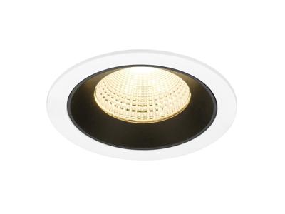 SLV InbouwspotNuminos L wit/zwart 3000K - 55gr - 1009789