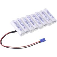 Panasonic eneloop Reihe F1x8 Futaba Accupack Aantal cellen: 8 Batterijgrootte: AA (penlite) Kabel, Stekker NiMH 9.6 V 1900 mAh - thumbnail