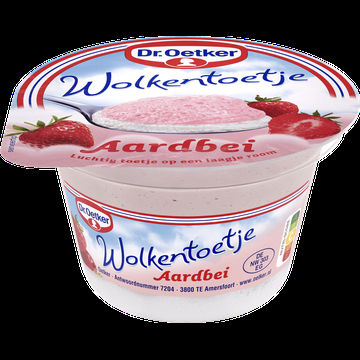 Dr.Oetker Wolkentoetje Aardbei 115g bij Jumbo
