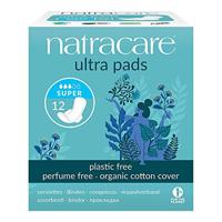 Natracare Ultra Pads Super Maandverband 12st - thumbnail
