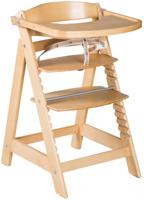 Seggiolone - ROBA - SIT UP CLICK & FUN - Vassoio porta-pasto rimovibile - Altezza regolabile - Fino a 70 kg - Legno naturale - thumbnail