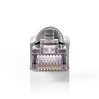 Netwerkconnectorset | RJ45 (8P8C) Male - Vrije Trekontlasting | 10 Stuks | Grijs - thumbnail