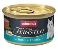 ANIMONDA Vom Feinsten Mousse Kip en Tonijn - natvoer voor katten - 85 g - thumbnail