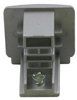 Eindkap voor het afsluiten van een spanningsrail aluminium 169-006 - thumbnail