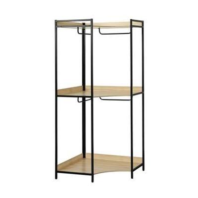 sweeek - Hoekkast met 4 hangdelen en 2 legplanken sweeek - Hoekkast met 4 hangdelen en 2 legplanken