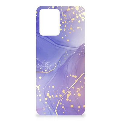 Back Cover voor Motorola Moto G53 Watercolor Paars Back Cover voor Motorola Moto G53 Watercolor Paars