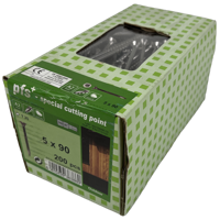 Pgb-Europe PFS+ | RVS Spaanplaatschroef PFS+ VZK-T TX25 Ø 5,0x90 A2 - 200 stuks - PFWVTGA00005000903 - thumbnail