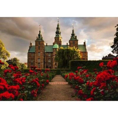 Möbelset för vardagsrum - TV-skåp, soffbord som kan lyftas upp, hög skänk - MORPHOS - Vit / Ek dekor - PARISOT - thumbnail