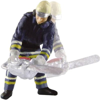 Viessmann Modelltechnik 5141 H0 Brandweerman met kettingzaag figuren Geverfd, Staand
