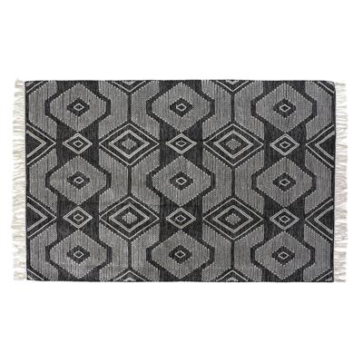 Tapijt DKD Home Decor Wit Zwart Katoen (160 x 230 x 1 cm) - thumbnail