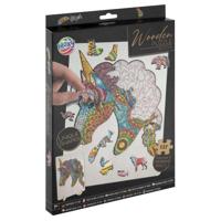 Creative Craft Group Moxy houten puzzel eenhoorn 137 stukjes - thumbnail