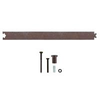 Tussenrail 45cm tbv schuifdeursysteem inclusi - thumbnail