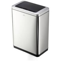 Durable NO TOUCH DUO 342423 Afvalbak 40 l (b x h x d) 460 x 650 x 270 mm Zilver Met automatische deksel 1 stuk(s) - thumbnail