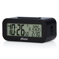 Alecto AK-30 Wekker met Thermometer Zwart - thumbnail
