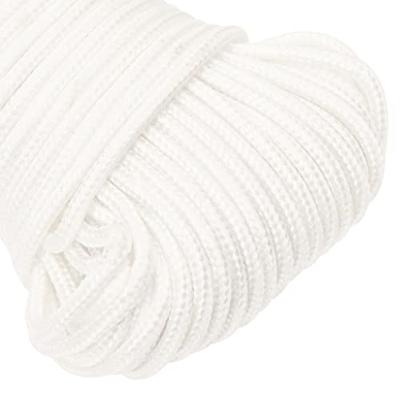 VidaXL Boottouw 5 mm 50 m polypropyleen volwit