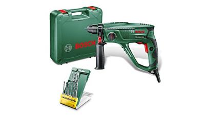 Bosch Groen PBH 2100 RE Boorhamer | + Promoline 6-dlg SDS plus S2 set - 06033A9303