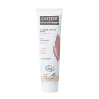 Cattier Roze klei masker aloe 100 Milliliter - thumbnail
