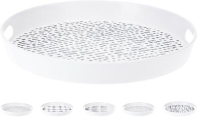 Dienblad rond melamine 38x4cm