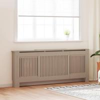 Radiatorafdekking 2 pcs Bruin (142-205) x 20.5 x 81.5 cm - thumbnail
