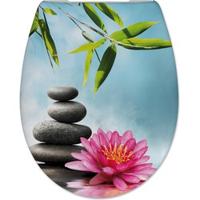 Saqu toiletbril met softclose en quickrelease 36,2x43,6 cm multi - thumbnail