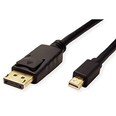 ROLINE Mini DisplayPort Kabel, mDP-DP, v1.3/v1.4, M/M, zwart, 1 m
