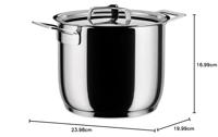 A DI ALESSI - Pots&Pans - Soeppan zonder deksel 20cm 5,00l - thumbnail